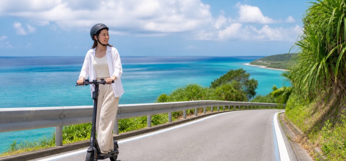 石垣島の絶景を満喫!電動キックボードレンタルで自由気ままな島巡りのアイキャッチ画像