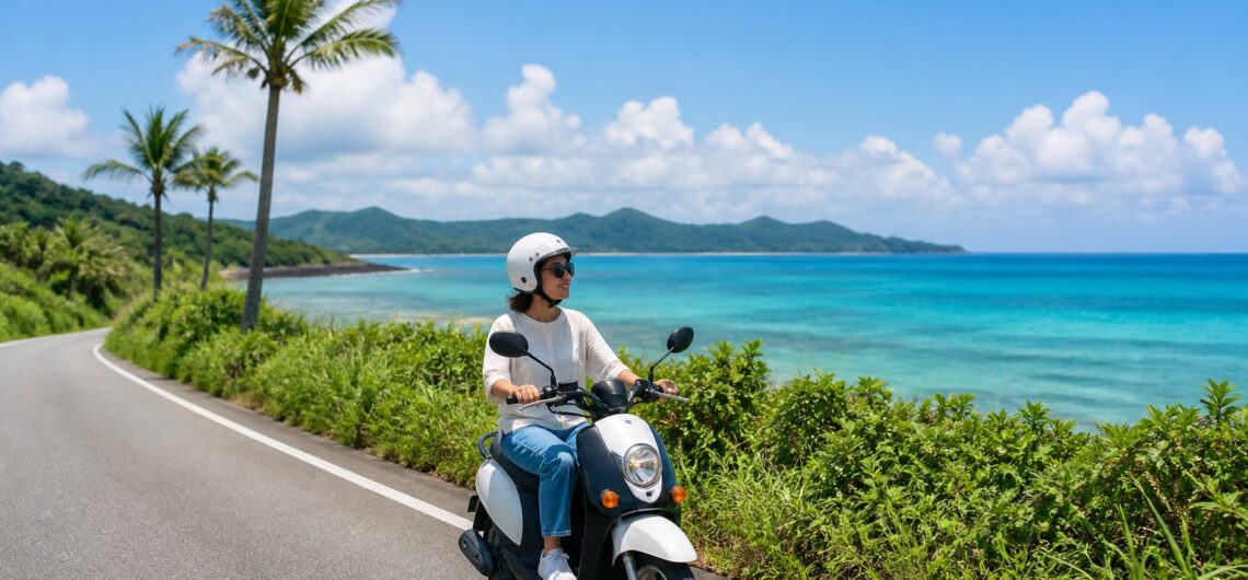 石垣島レンタルバイクで冒険の旅へ!絶景スポットと自由な島巡りを満喫のアイキャッチ画像
